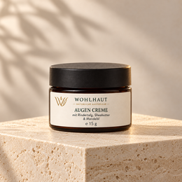 WOHLHAUT Augen Creme mit Rindertalg, Sheabutter & Mandelöl – 15 g